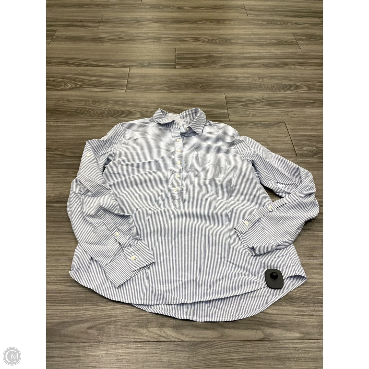 Top Long Sleeve By J. Crew In Striped Pattern, Size: L