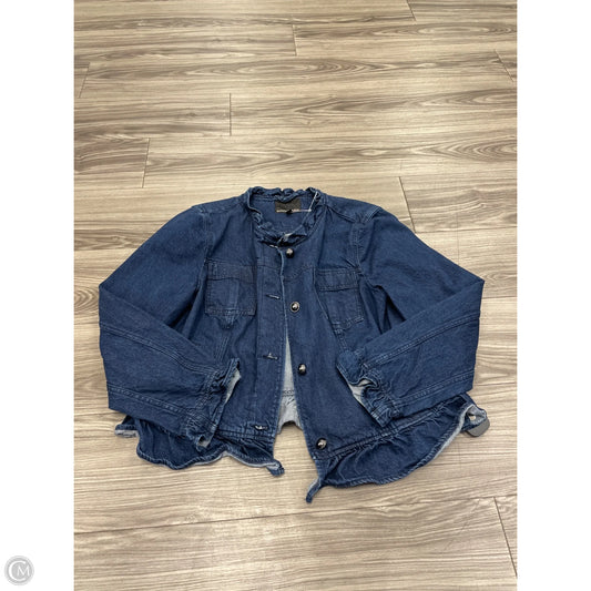 Jacket Denim By Banana Republic In Blue, Size: Xl