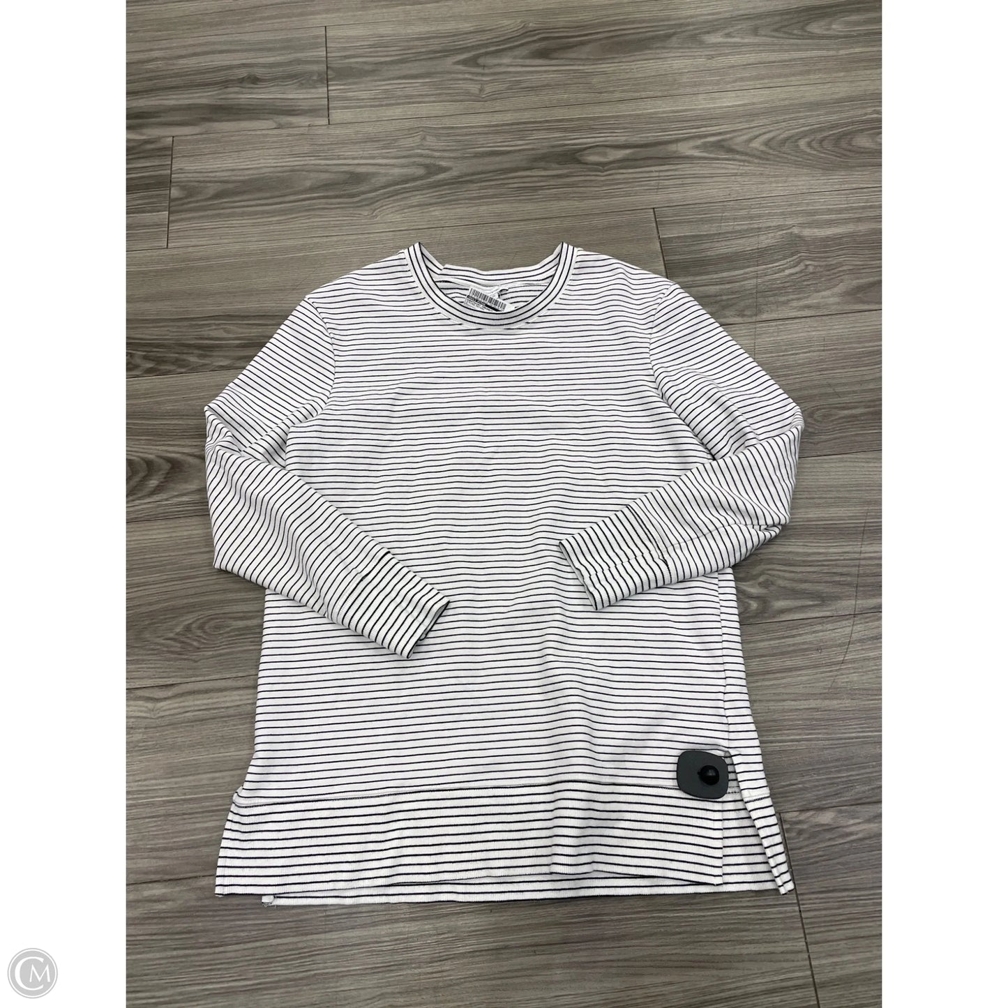 Sweatshirt Crewneck By Daily Ritual In Striped Pattern, Size: M