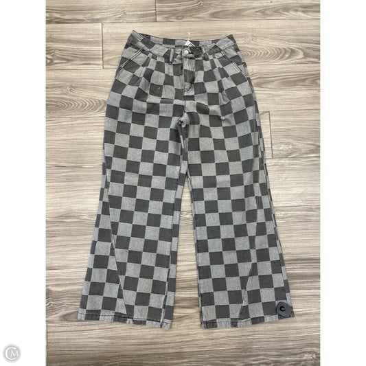 Jeans Wide Leg By Clothes Mentor In Black, Size: 10