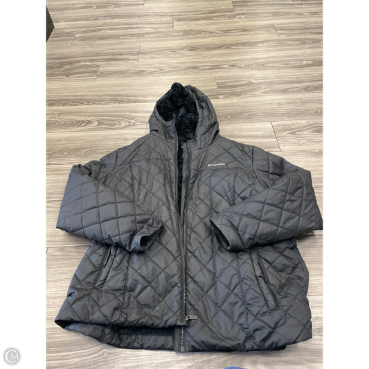 Coat Faux Fur & Sherpa By Columbia In Black, Size: 3x