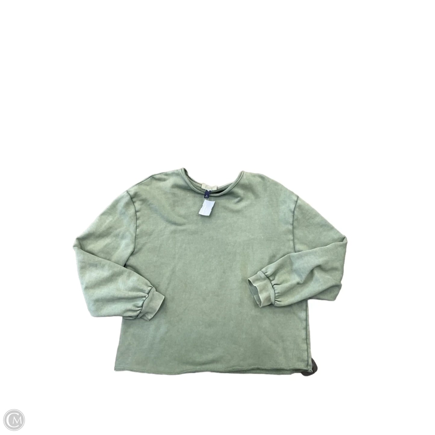 Top Long Sleeve By Universal Thread In Green, Size: M