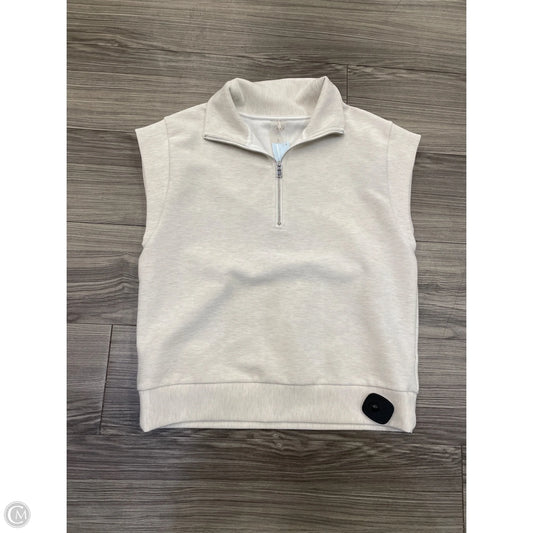 Athletic Top Short Sleeve By Calia In Cream, Size: S
