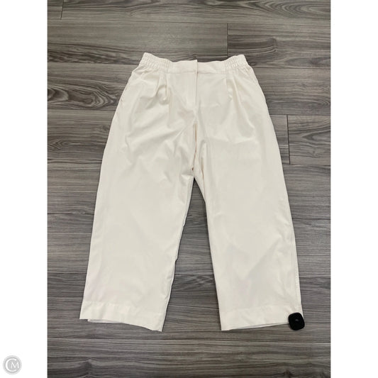 Pants Wide Leg By Calvin Klein In Cream, Size: Xs