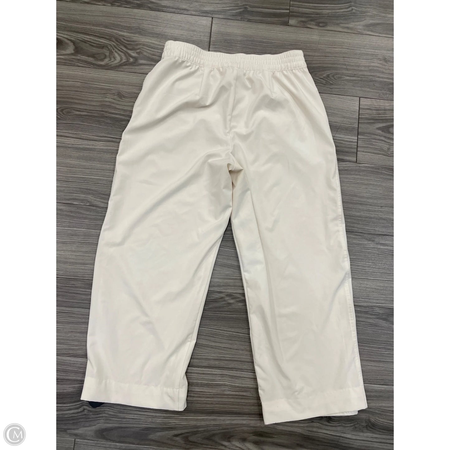 Pants Wide Leg By Calvin Klein In Cream, Size: Xs