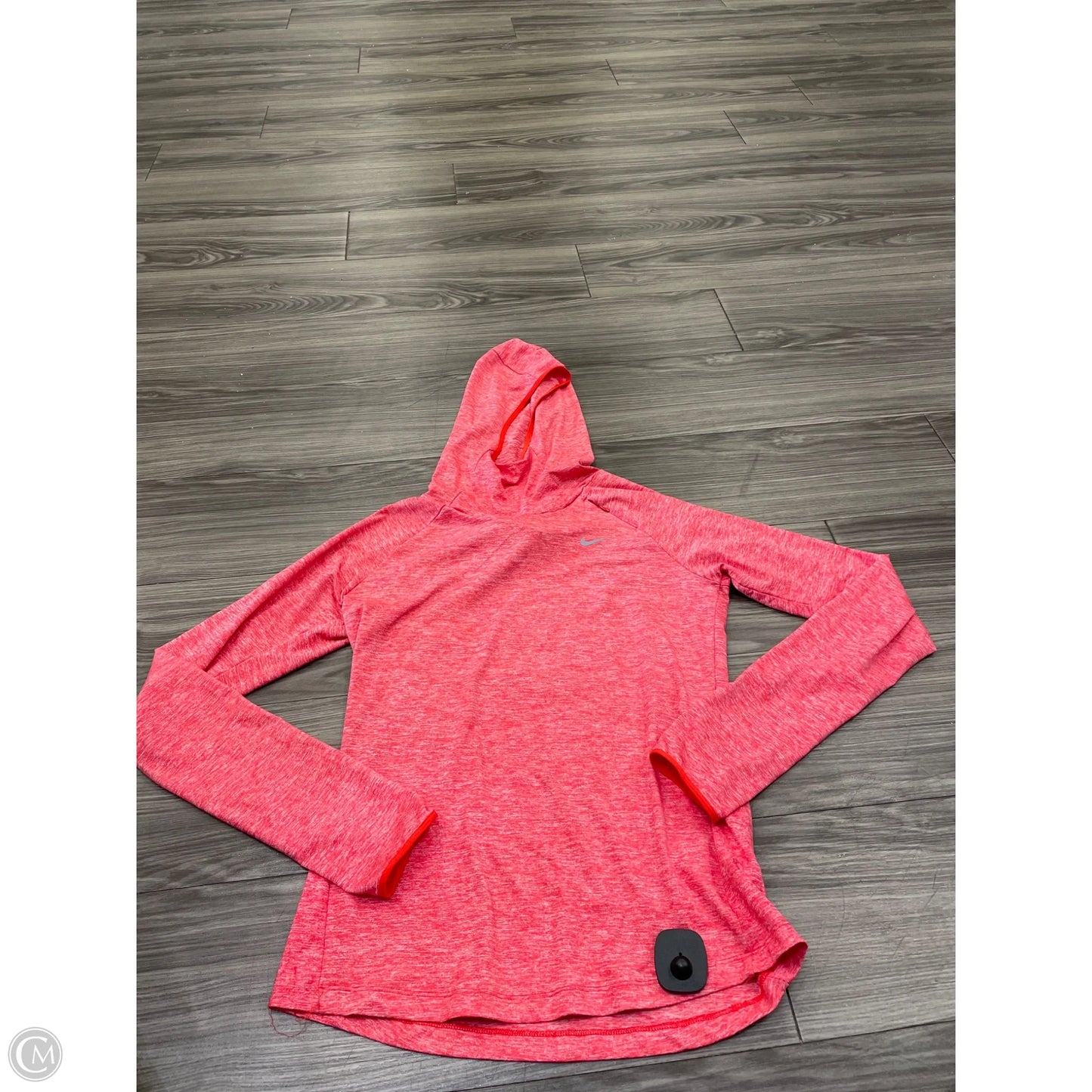 Athletic Sweatshirt Hoodie By Nike In Pink, Size: S