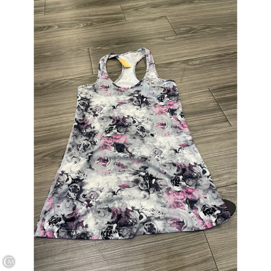 Athletic Tank Top By Lululemon In Floral Print, Size: S