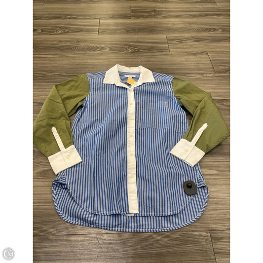 Top Long Sleeve By Free Assembly In Striped Pattern, Size: Xs