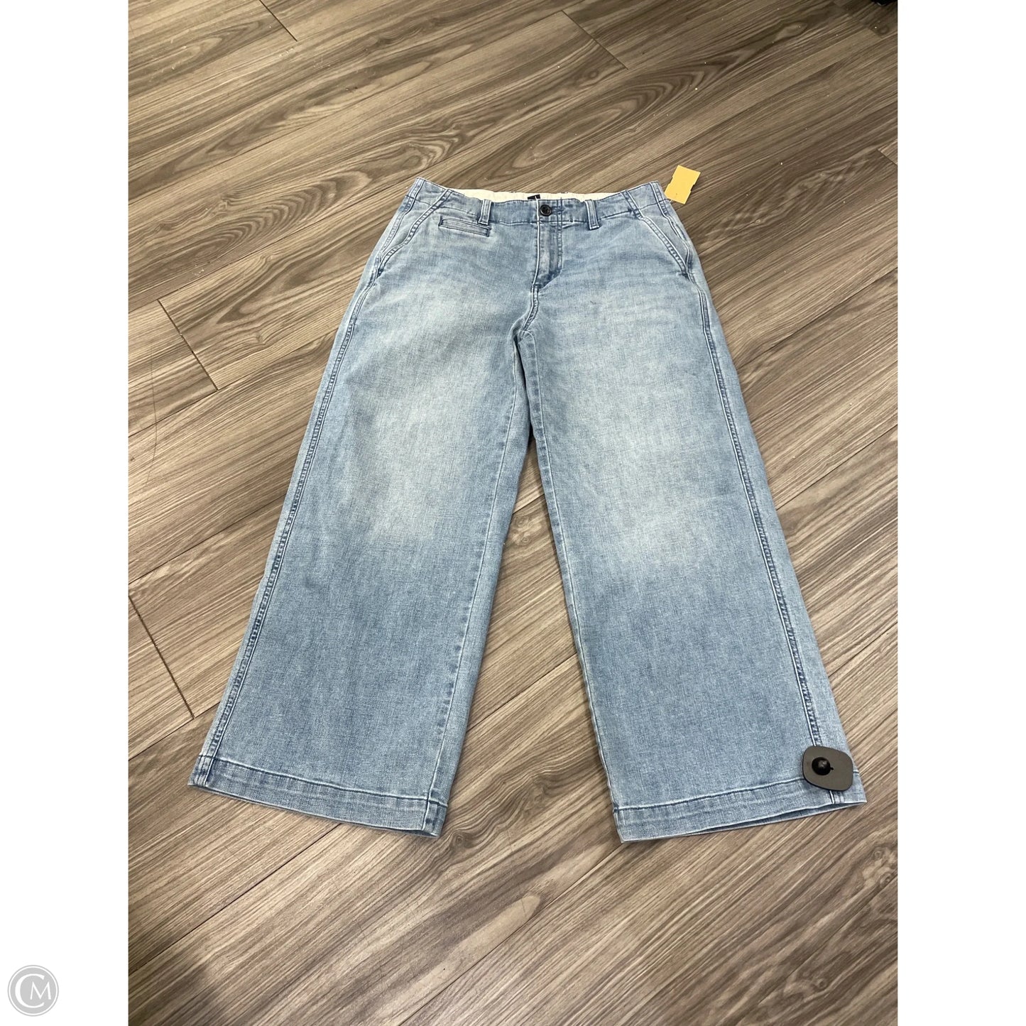 Jeans Wide Leg By Lands End In Blue, Size: 6