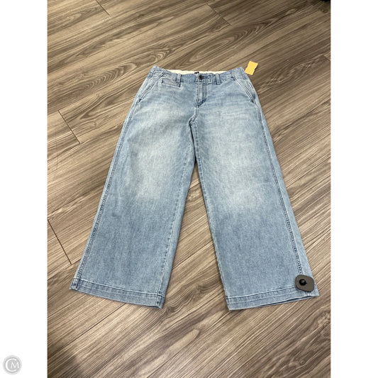 Jeans Wide Leg By Lands End In Blue, Size: 6