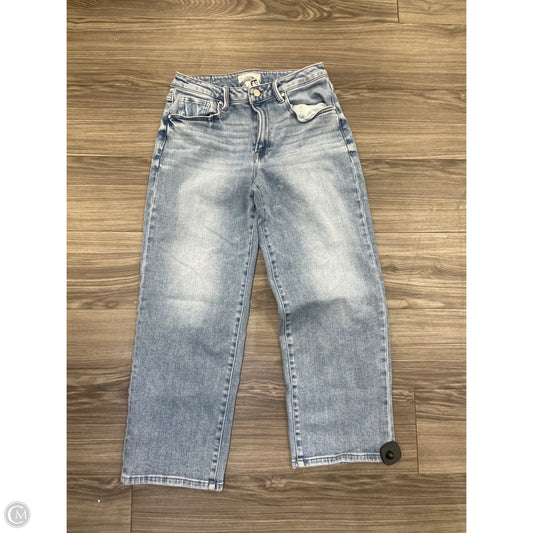 Jeans Wide Leg By Risen In Blue, Size: 4