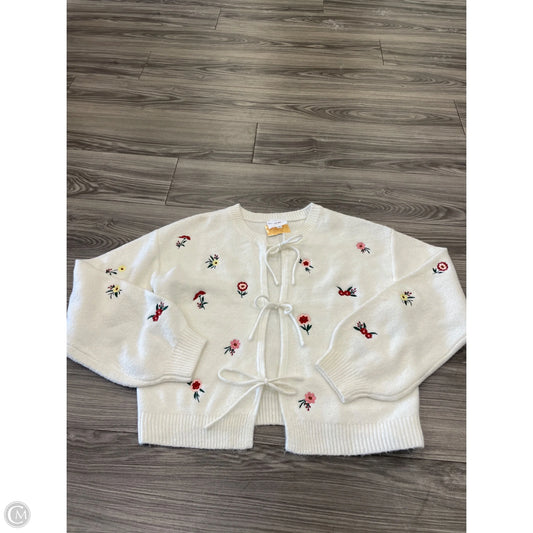 Sweater By Clothes Mentor In Cream, Size: L