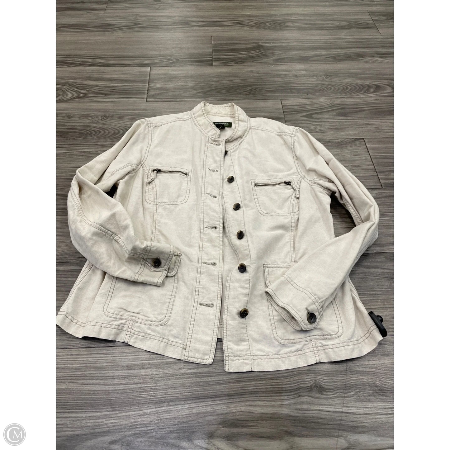 Jacket Other By Eddie Bauer In Tan, Size: Xl