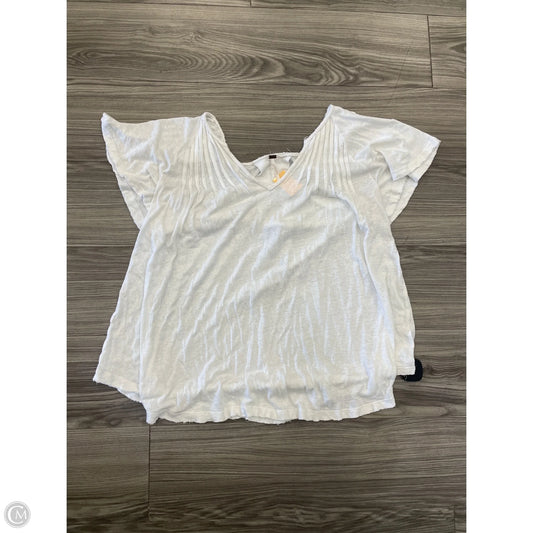 Top Short Sleeve By Free People In White, Size: M