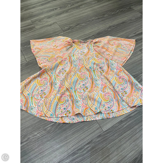 Top Short Sleeve By Entro In Floral Print, Size: M