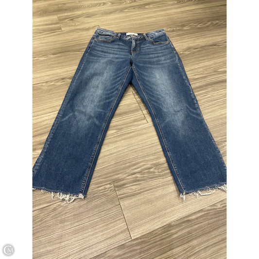 Jeans Straight By Vervet In Blue, Size: 8