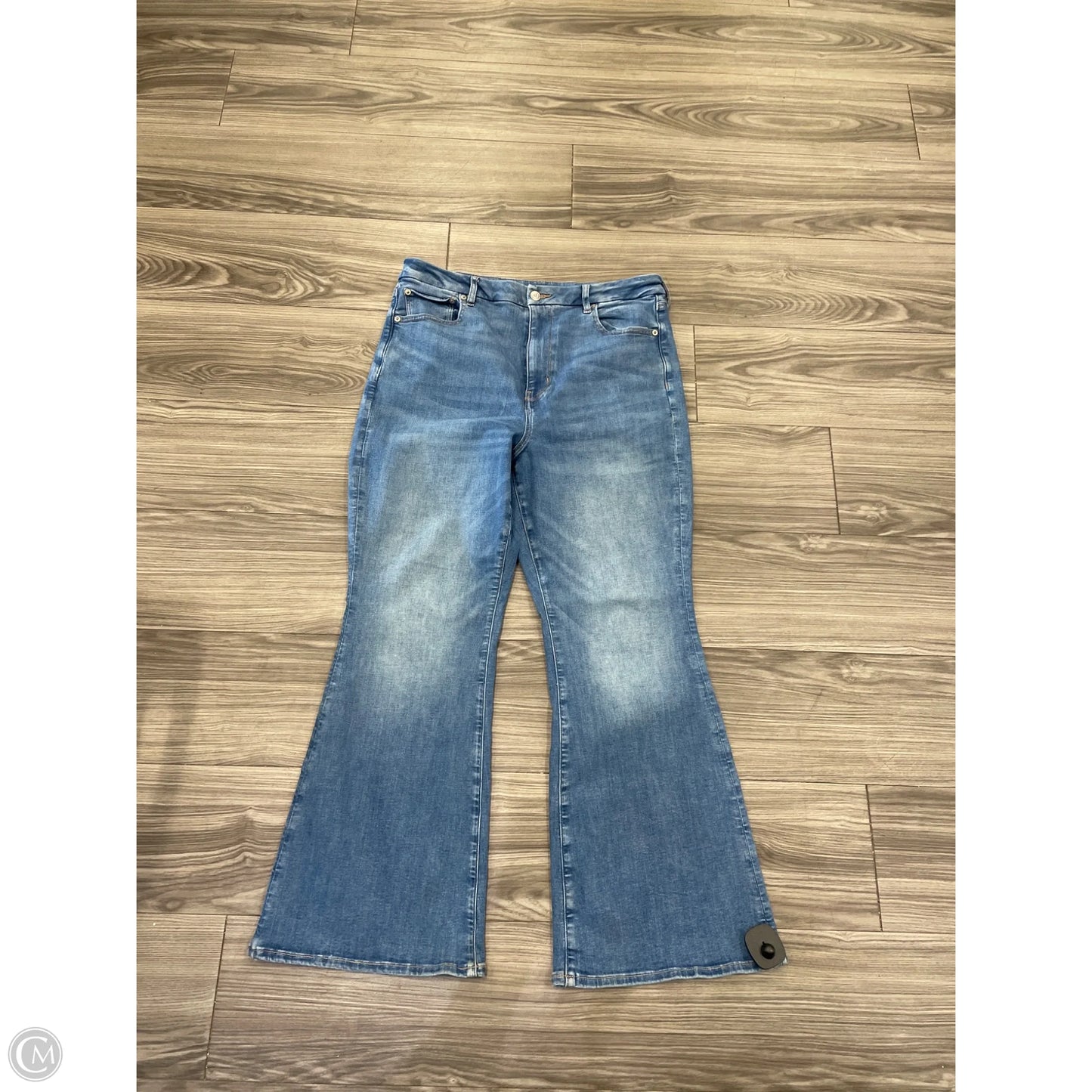 Jeans Boot Cut By American Eagle In Blue, Size: 14