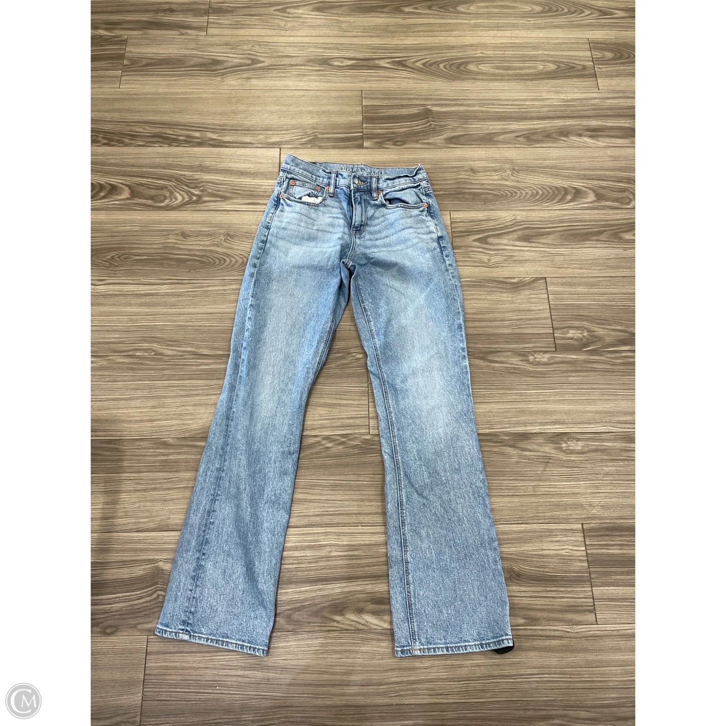 Jeans Boot Cut By American Eagle In Blue, Size: 4