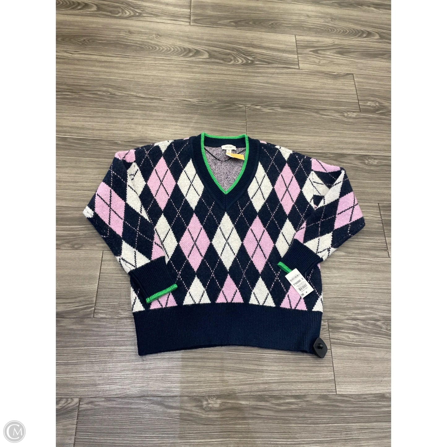 Sweater By On 34th In Plaid Pattern, Size: Xs