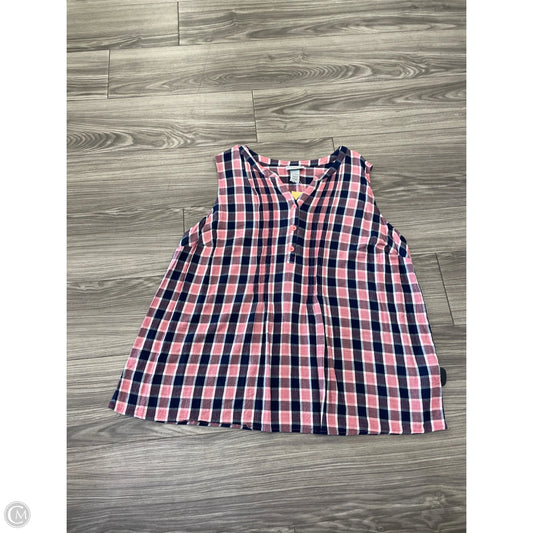Tank Top By Catherines In Plaid Pattern, Size: 3x