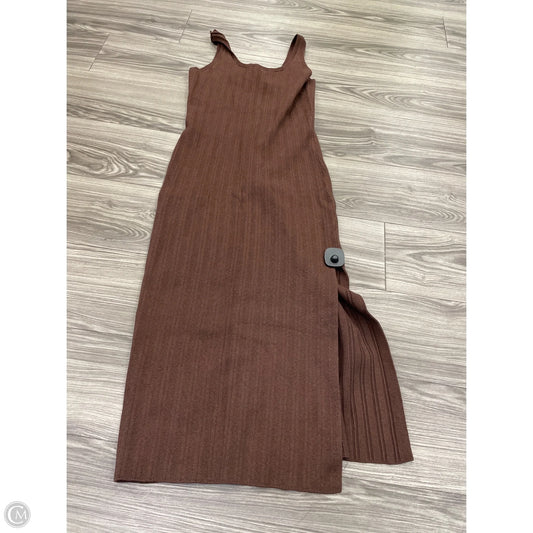 Dress Casual Maxi By Abercrombie And Fitch In Brown, Size: L