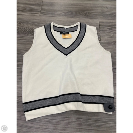 Vest Sweater By Lulus In Cream, Size: M