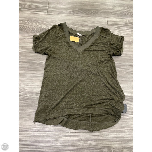 Top Short Sleeve By We The Free In Green, Size: Xs