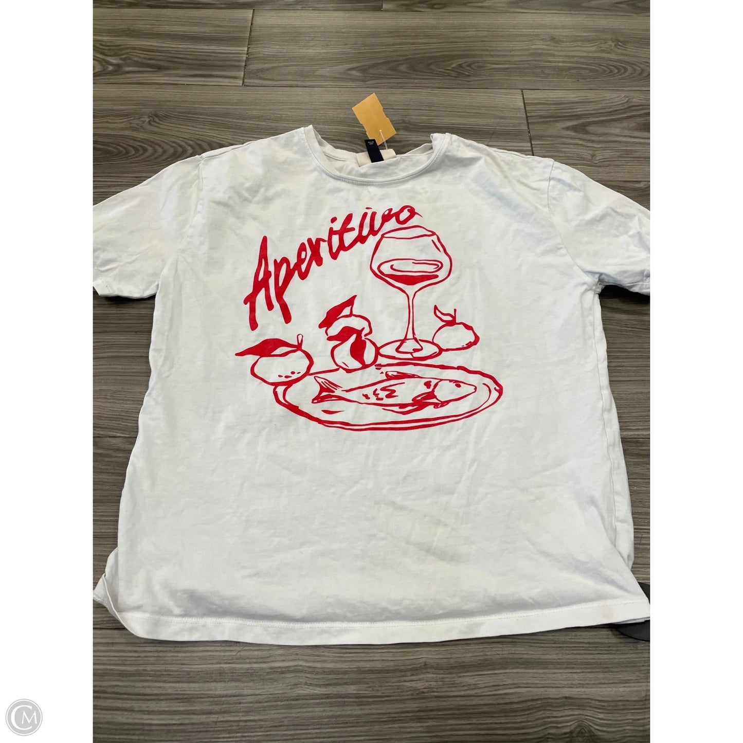 Top Short Sleeve By Universal Thread In White, Size: S