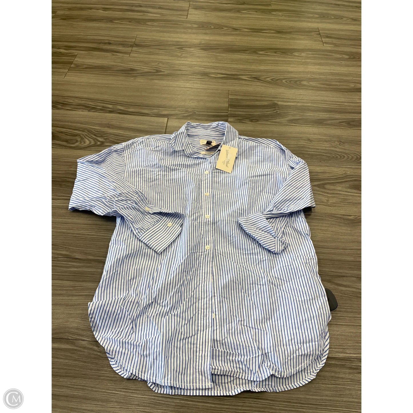 Top Long Sleeve By Universal Thread In Striped Pattern, Size: Xs