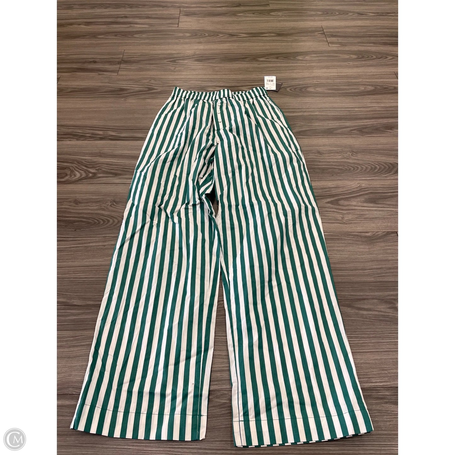 Pants Wide Leg By Grayson Threads In Striped Pattern, Size: S