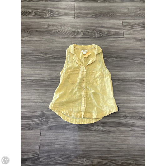 Tank Top By Maeve In Yellow, Size: S