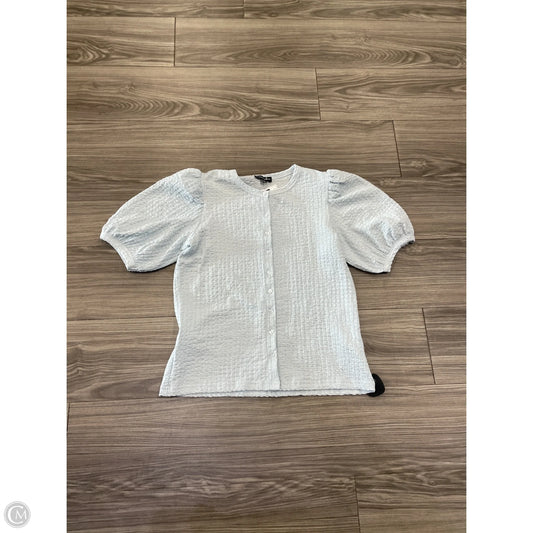 Top Short Sleeve By Modern Works In Blue, Size: S
