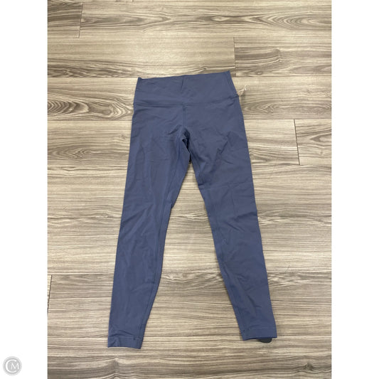 Athletic Leggings By Lululemon In Blue, Size: 10