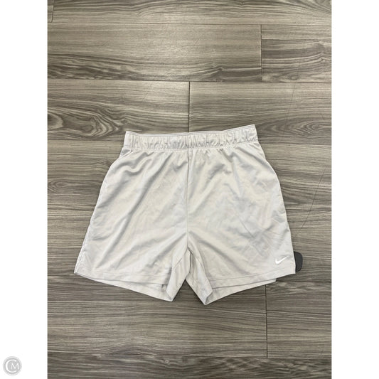Athletic Shorts By Nike In Grey, Size: M