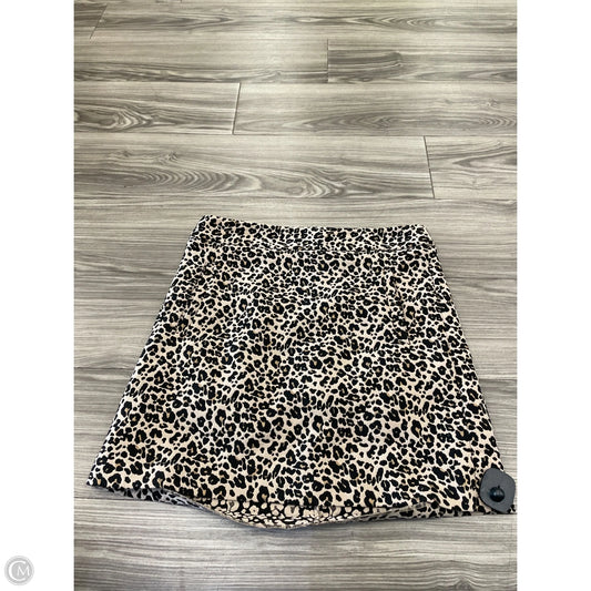 Skirt Midi By Loft In Animal Print, Size: 8