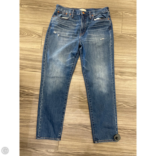 Jeans Straight By Madewell In Blue, Size: 14