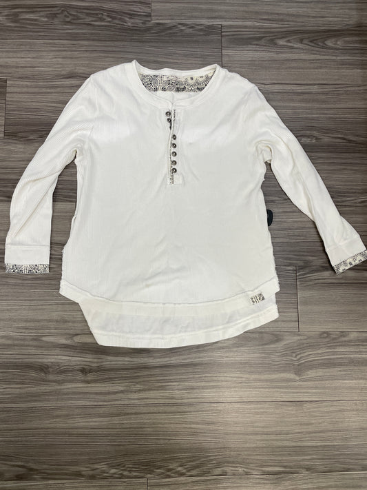 White Top Long Sleeve We The Free, Size L