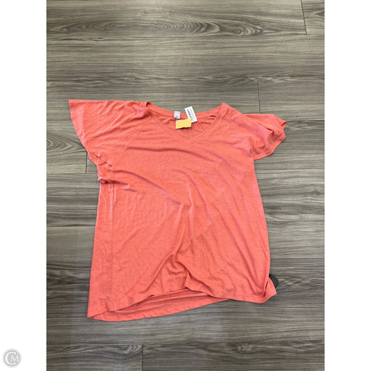 Top Short Sleeve By Old Navy In Orange, Size: M