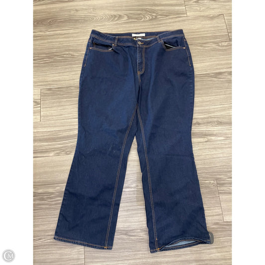 Jeans Straight By Clothes Mentor In Blue, Size: 22