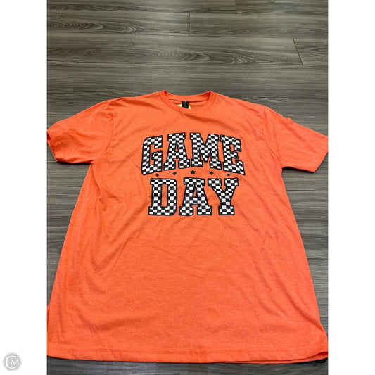 Top Short Sleeve By Clothes Mentor In Pink, Size: L