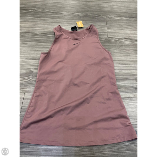 Athletic Tank Top By Nike In Pink, Size: M