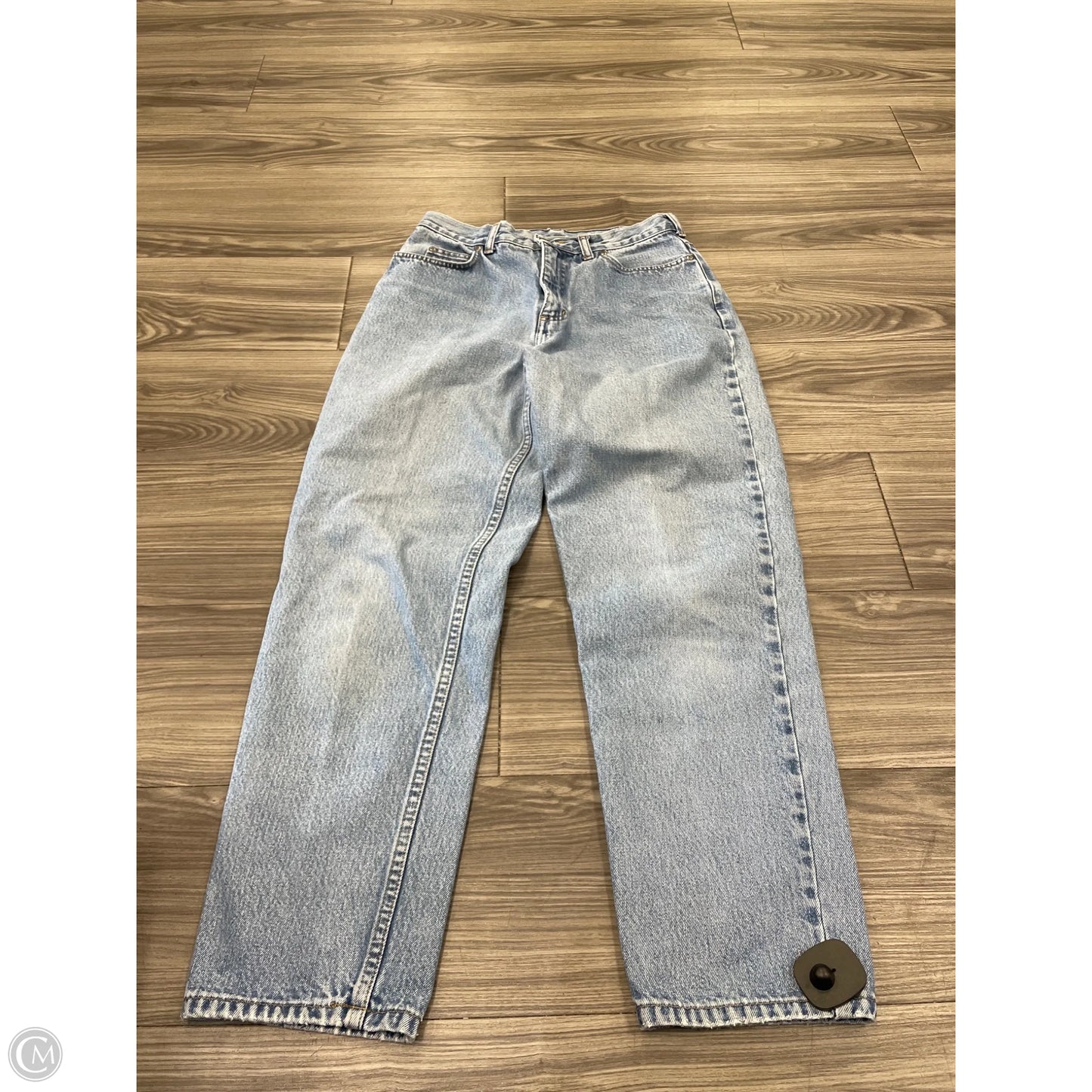 Jeans Straight By Lands End In Blue, Size: 8