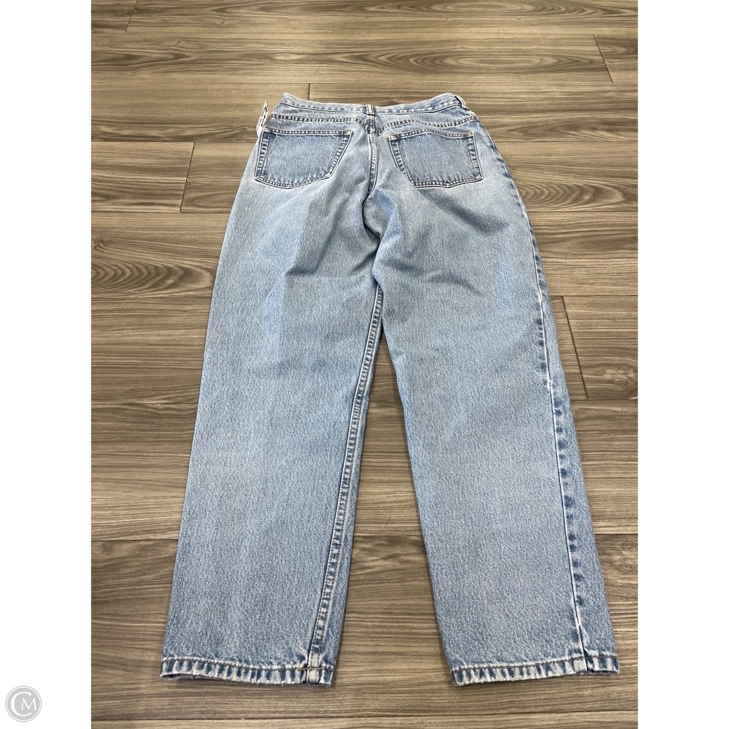 Jeans Straight By Lands End In Blue, Size: 8