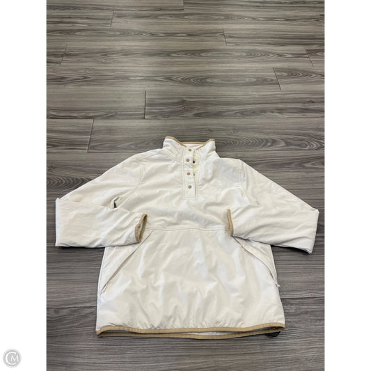 Athletic Sweatshirt Collar By The North Face In Cream, Size: M