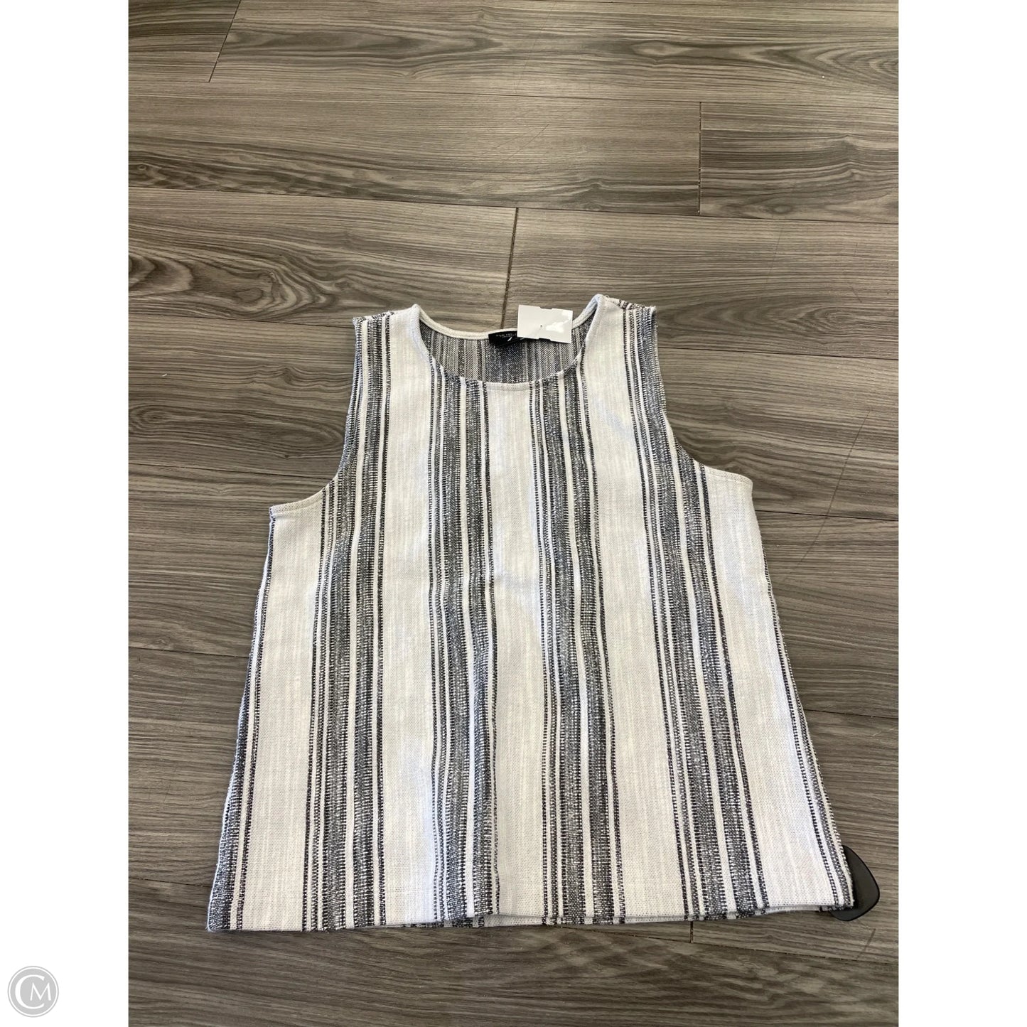 Tank Top By Ann Taylor In Striped Pattern, Size: M