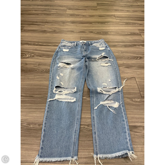 Jeans Straight By Vervet In Blue, Size: 10