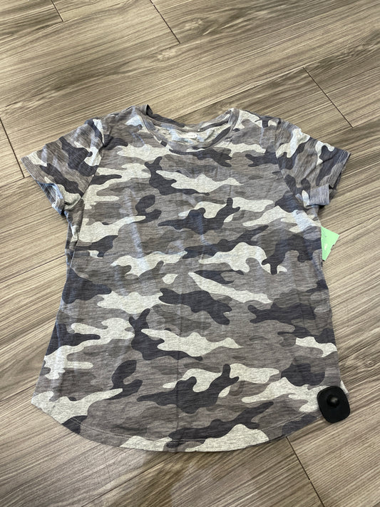 Top Short Sleeve By Old Navy In Camouflage Print, Size: M