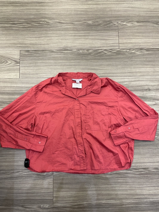 Top Long Sleeve By Old Navy In Pink, Size: Xl