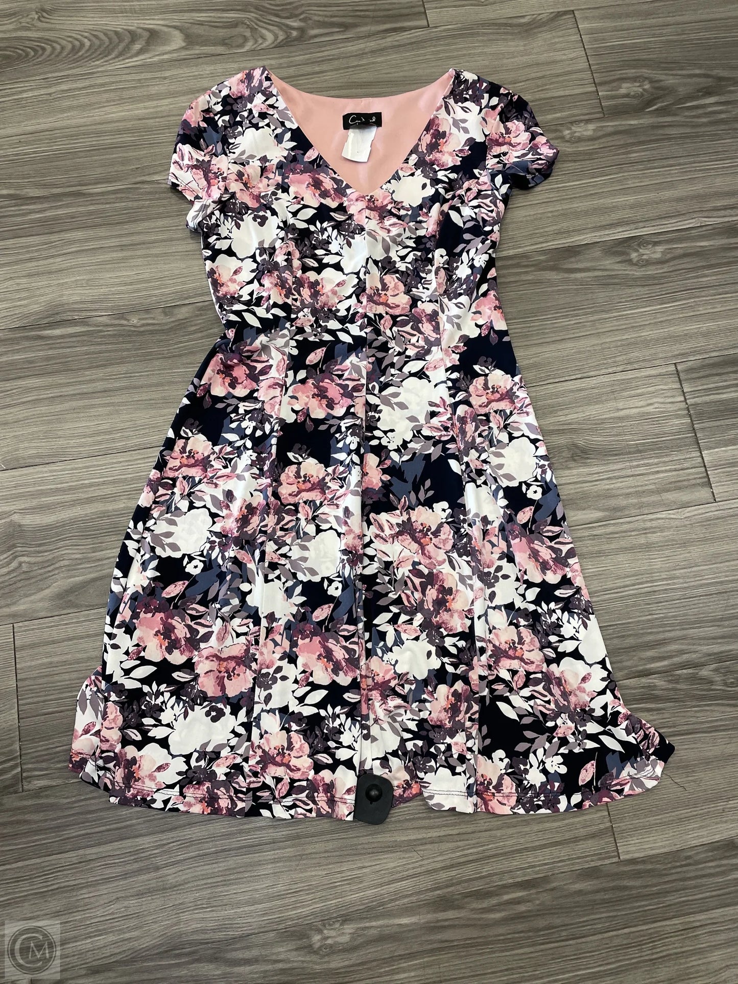 Dress Casual Midi By Connected Apparel In Floral Print, Size: 6