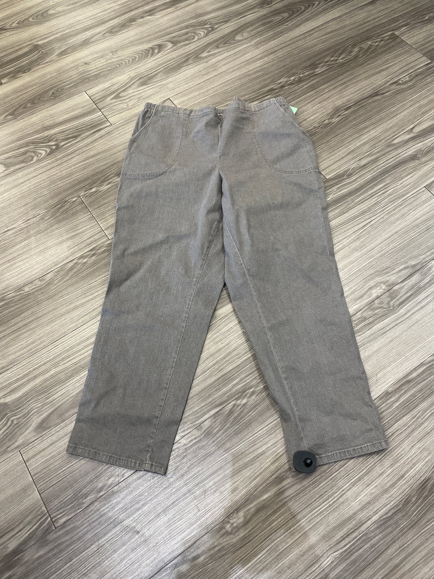 Jeans Straight By Just My Size In Grey, Size: 3x